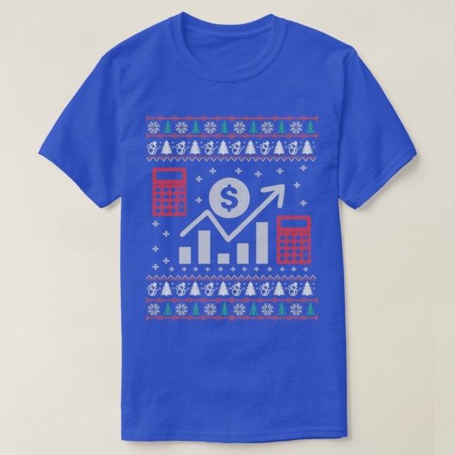 Accountant Ugly Christmas Sweater Gift (Diseño del anverso)