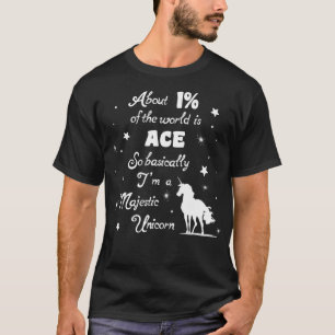 Ace Majestic Unicornio camiseta Asexuality Asexual