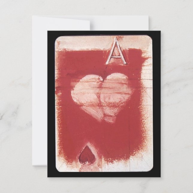 Ace of Hearts Jugando A La Invitación A La Fiesta  (Anverso)