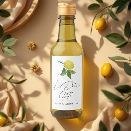 Aceite de oliva casero de limón "La Dolce Vita"