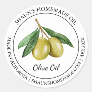 Aceite de oliva Etiqueta moderna