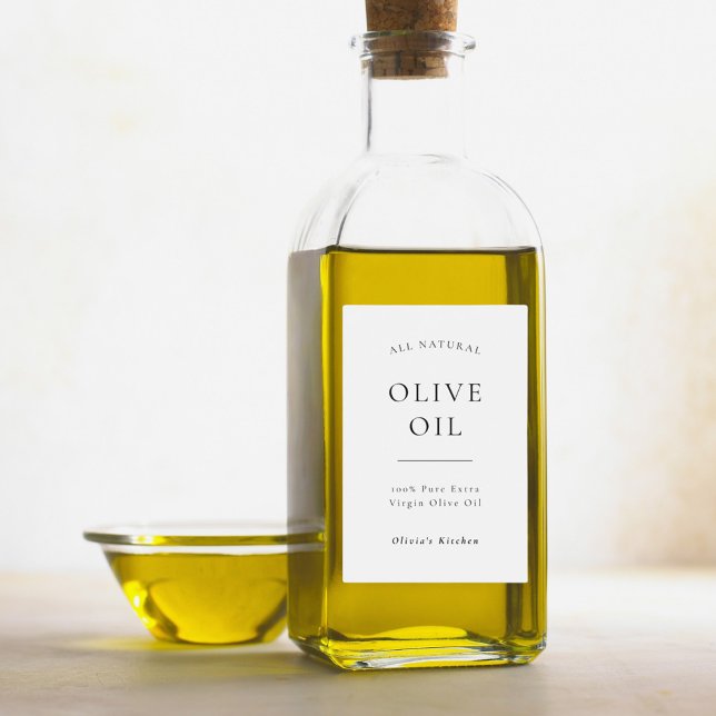 Aceite de Oliva Moderno o Etiqueta de Alimentos (Subido por el creador)