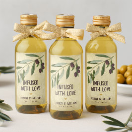 Aceite de oliva rubio Boda infectado con amor