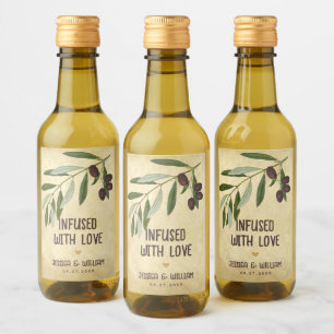 Aceite de oliva rubio Boda infectado con amor