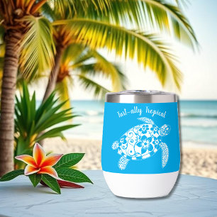 Aceite-pescador de tortuga hawaiana Estética-Azul