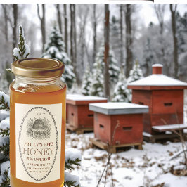 Aceite Vintage Oval Skep Con Etiqueta De Comida De