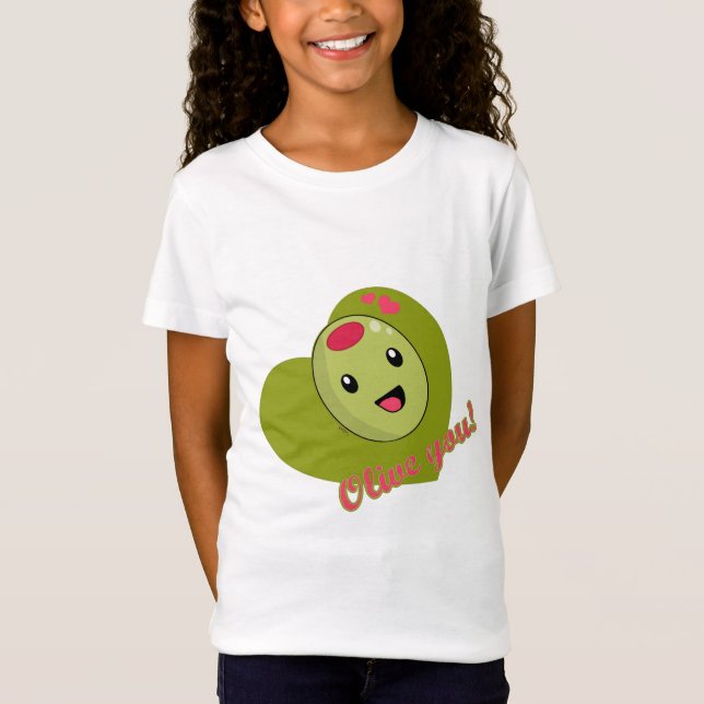 Aceituna usted camiseta (Anverso)