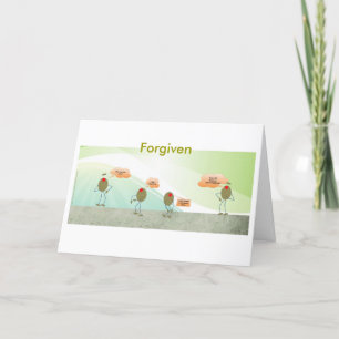 Aceitunas perdonadas tarjeta de felicitación