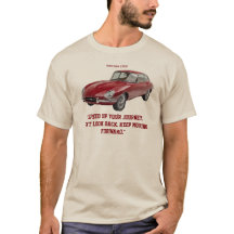 "Acelera Tu Viaje" Camiseta de Coche Clásico Rojo
