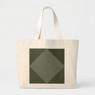 Acento de diamante verde Moss - Bolsa Tote