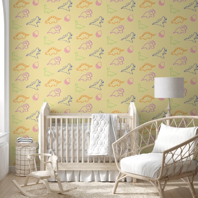 acentos de pared de dino (Niños)
