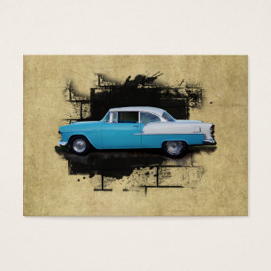 ACEO- 1955 Chevy Bel Air- Auto clásico- Mini impr