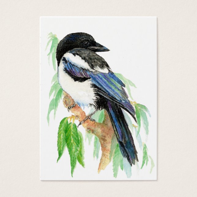 ACEO ATC Magpies (Frente)