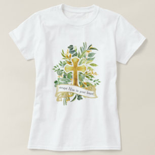 Acepta a Jesús en tu corazón - Camiseta