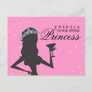 Acepta tu postal graciosa Princesa Interior
