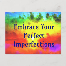 Acepta tu tarjeta postal de imperfecciones perfect