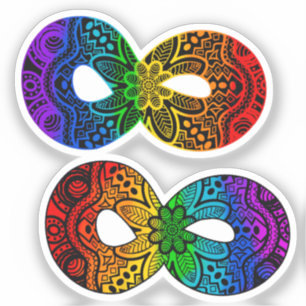 Aceptación de autismo Pegatina de neurodiversidad
