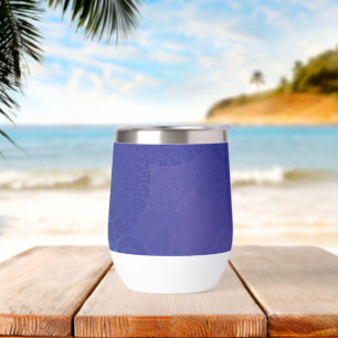 Aceptación Medallones Blue Indigo Violet Boho
