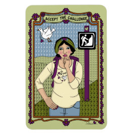 Aceptar El Imán Refrigerador Challenge_A_4x6