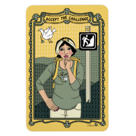 Aceptar El Imán Refrigerador Challenge_C_4x6