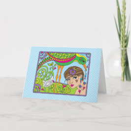 Acepte La Tarjeta De Saludo Inesperada