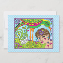 Acepte La Tarjeta Plana Inesperada 7"x5"