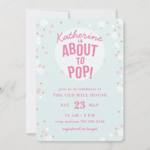 Acerca de la invitación a Baby Shower del Chica de