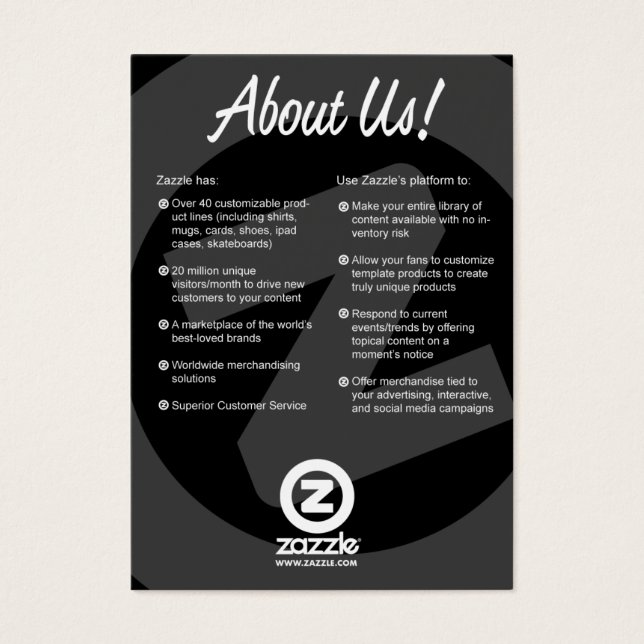 Acerca de la tarjeta de usuario (Frente)