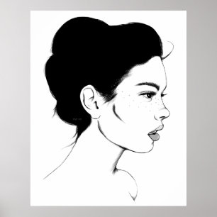 Acerca del Arte Chica Imprimir Moderno