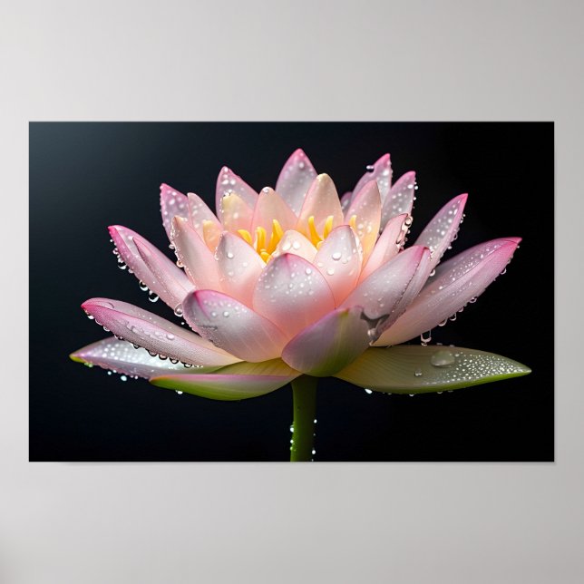Acercamiento a la decoración con flores Lotus Colo (Frente)