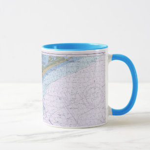 Acercamientos a la taza náutica de la carta de la