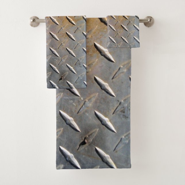 Acero rusty de placa de diamante (In situ)