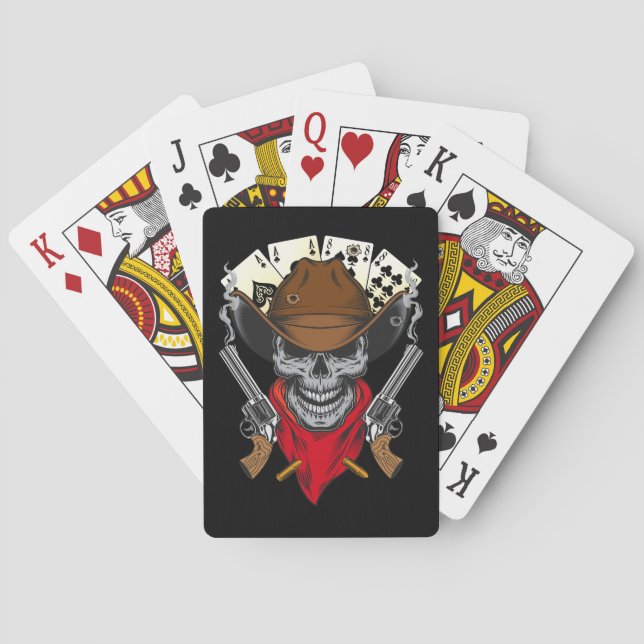 Aces N8 Cartas de juego de mano de hombre muerto (Reverso)