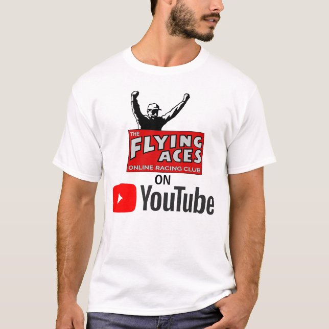 Aces voladores en camiseta de Youtube (Anverso)