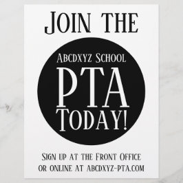 Aceserif PTA Flyer