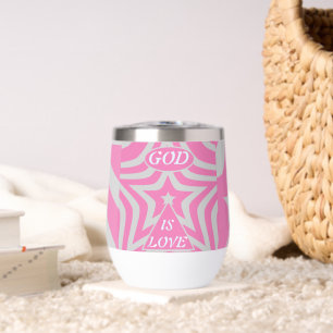 Achempong Dios Es Amor Estrella Rosa Pastel Sin Ta