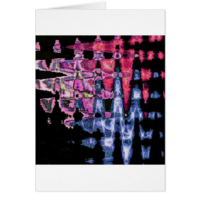 Achempong Modern Synthwave: Rosa Azul Abstracto   (Frente)