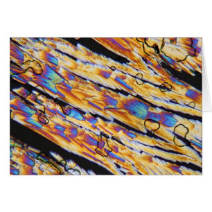 Ácido acetilsalicílico debajo del microscopio