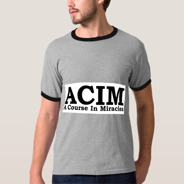 ACIM un curso en camiseta de los milagros (Anverso)