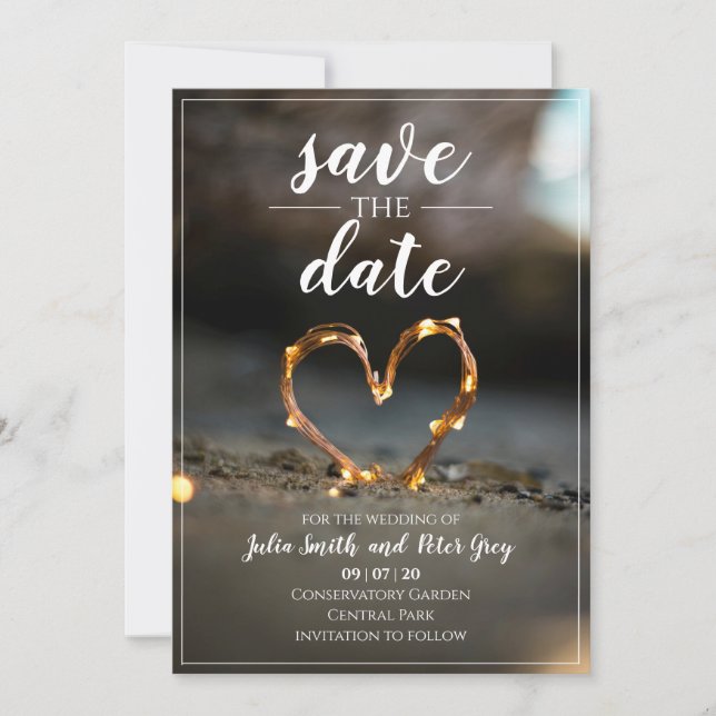 Aclarar el corazón para salvar la invitación a la  (Anverso)