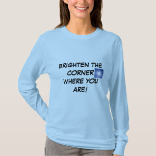 ¡ACLARE LA ESQUINA DONDE USTED ESTÁ! camisa