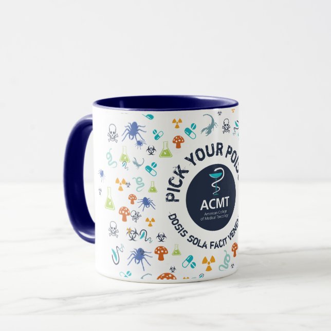 ACMT Escoja su taza de café de dos tonos azul vene (Anverso izquierdo)