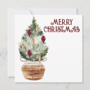 Acogedor árbol de Navidad vintage