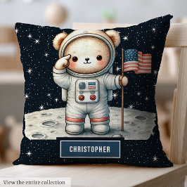 Acogedor Cojín decorativo Astronauta Teddy Bear Ni