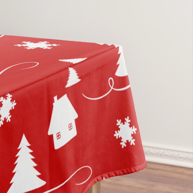 Acogedor mantel de vacaciones de invierno con patr (In Situ)