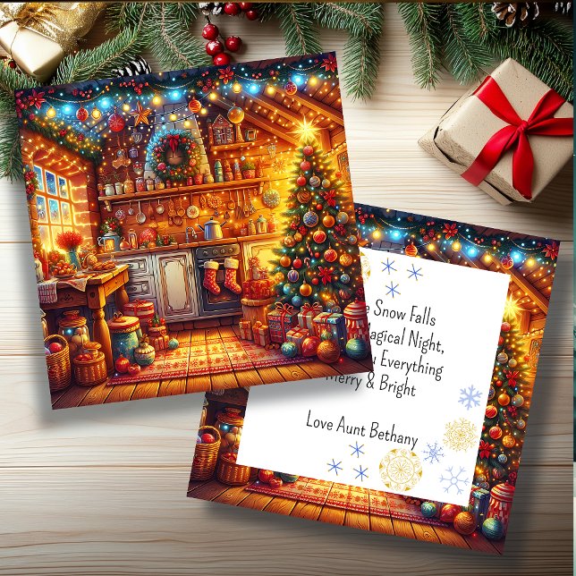 Acogedor Navidades kitsch vintage festivo cocina (Subido por el creador)