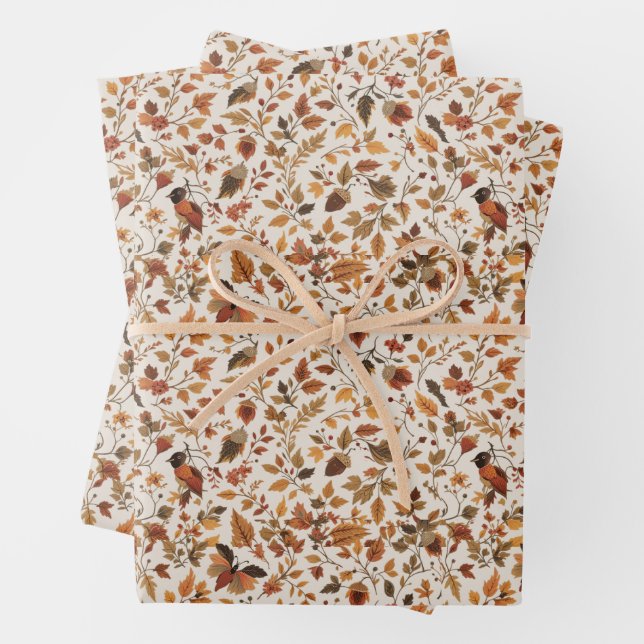 Acogedor papel de ajuste otoñal (In situ)