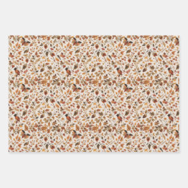 Acogedor papel de ajuste otoñal