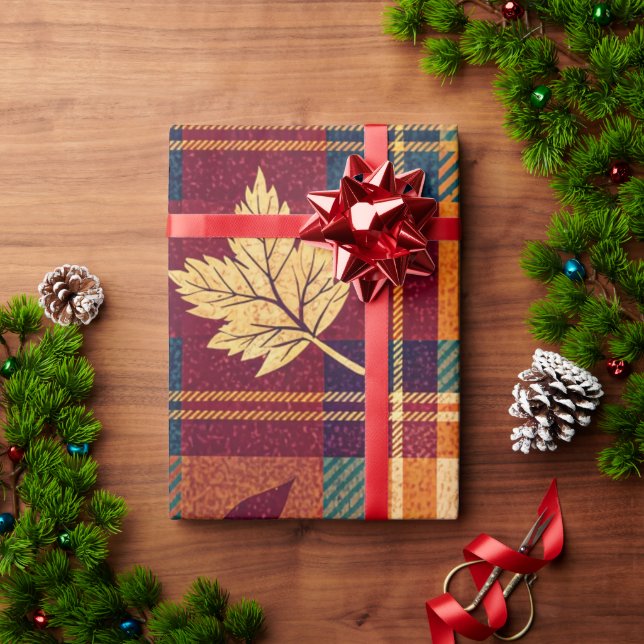 Acogedor papel de ajuste otoñal (Regalo de vacaciones)