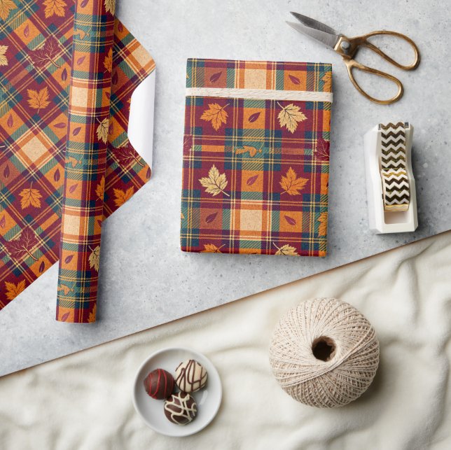 Acogedor papel de ajuste otoñal (Artesanía)